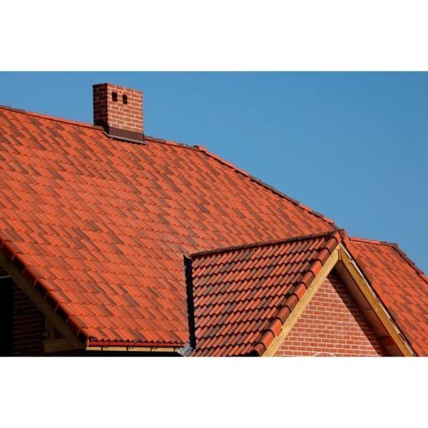 Цементно-песчаная черепица Baltic Tile рядовая Sea Wave антик