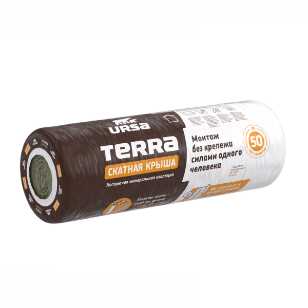 Утеплитель URSA TERRA 35 QN Скатная крыша