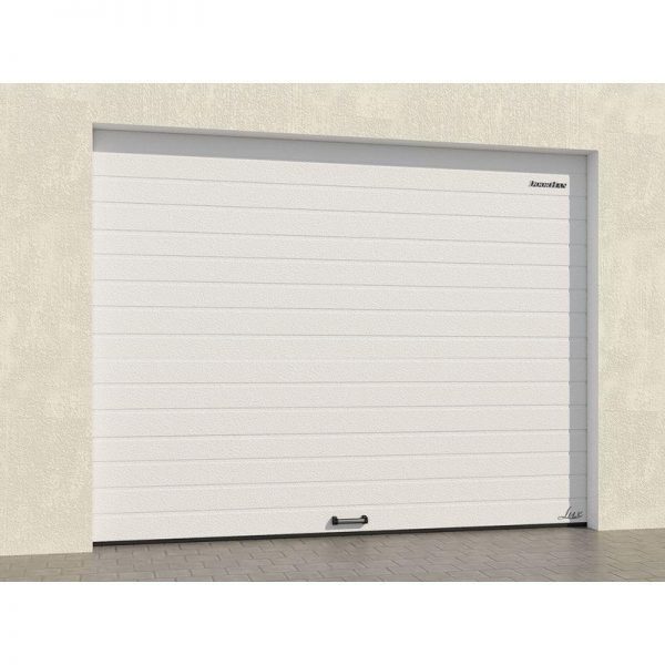 Гаражные секционные ворота из алюминиевых сэндвич-панелей с пружинами растяжения RSD01LUX