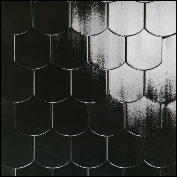 Черепица керамическая Jacobi Biberschwanzziegel вулканический чёрный