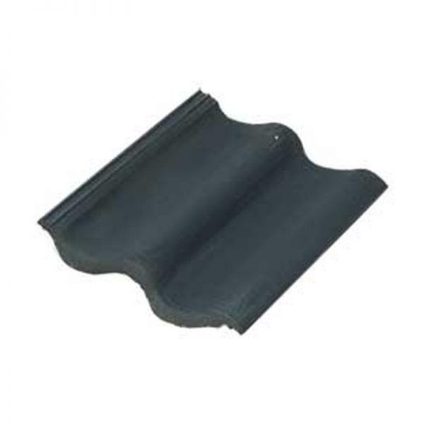 Цементно-песчаная черепица Baltic Tile рядовая Sea Wave синий