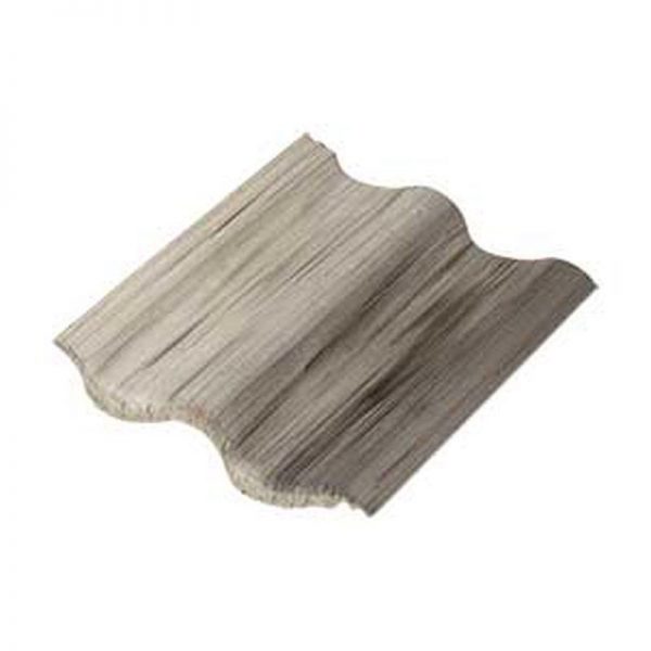 Цементно-песчаная черепица Baltic Tile рядовая Sea Wave антик серый