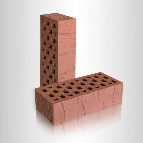 Кирпич керамический лицевой пустотелый красный CORTEX 1НФ