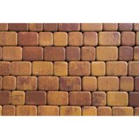 Плитка тротуарная бетонная Зенит Черноземье «Старый Город» 2 камня 40мм color-mix «Глория»