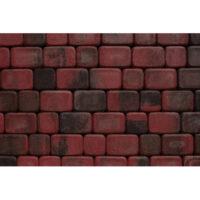 Плитка тротуарная бетонная Зенит Черноземье «Старый Город» 2 камня 40мм color-mix «Глория»