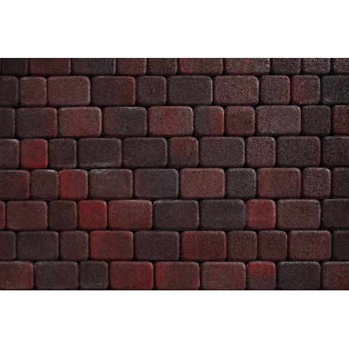 Плитка тротуарная бетонная Зенит Черноземье «Старый Город» с гранитной пов. 60мм color-mix «Бурый антрацит»