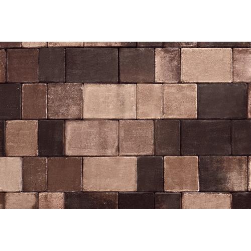 Плитка тротуарная бетонная Зенит Черноземье «Европа» 60мм color-mix «Старый двор»