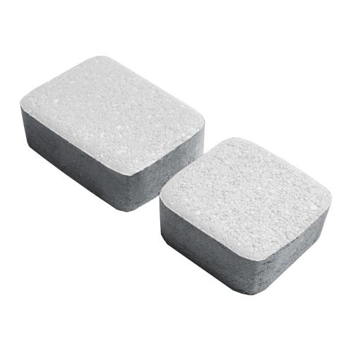 Плитка тротуарная бетонная Зенит Черноземье «Старый Город» с гранитной поверхностью 60мм белый