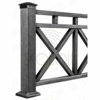 Светодиодная крышка-светильник WOODVEX коричневый