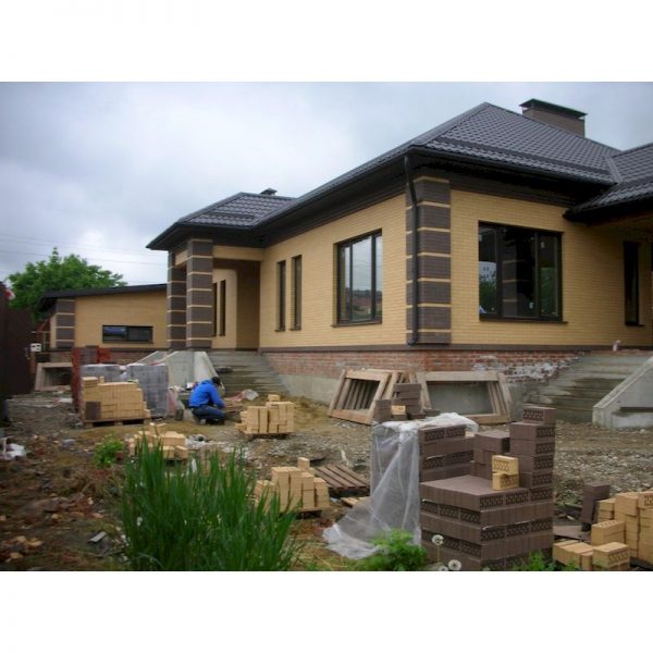 Кирпич облицовочный Тербунский Гончар М175 Корица Гладкий 250х120х88 мм 1. 4 НФ