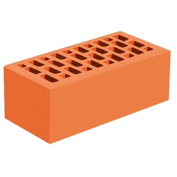 Кирпич облицовочный Голицынский КЗ М150 АБРИКОСОВЫЙ 250Х120Х88 мм 1. 4НФ