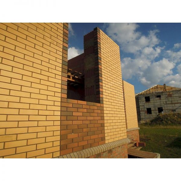 Кирпич облицовочный Тербунский Гончар М175 Золотистый Гладкий 250х120х88 мм 1. 4 НФ