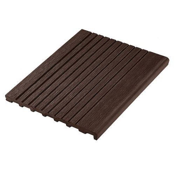 Ступень ДПК RusDecking UnoDeck Scala 345х23х4000 Орех Полнотелая Ступень ДПК RusDecking UnoDeck Scala 345х23х4000 Орех Полнотелая