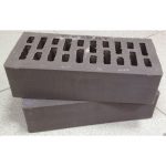 Кирпич облицовочный Тербунский Гончар М175 Графит Гладкий 250х120х65 мм 1 НФ