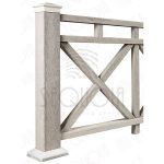 Столб Sequoia Evolution 3D WOOD 120х120х3000 WHITE