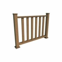 Столб Sequoia Evolution 3D WOOD 120х120х3000 WHITE