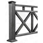 Столб Sequoia Evolution 3D WOOD 120х120х3000 WHITE