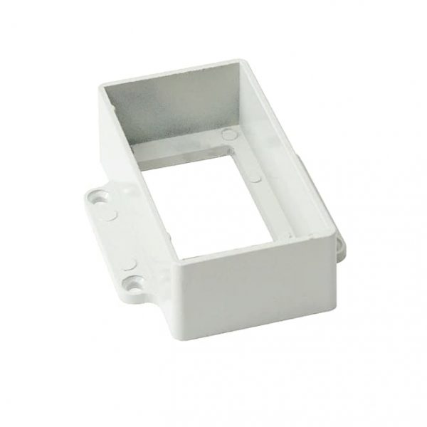 Соединитель перила с переходом CM Decking 90х45 Белое дерево