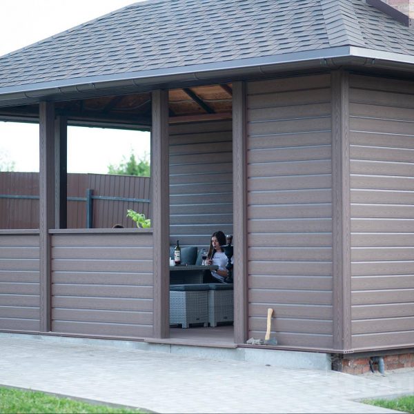 Беседки из ДПК