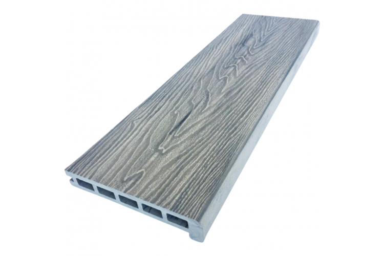 Ступень ДПК пустотелая TimberTex тик микс