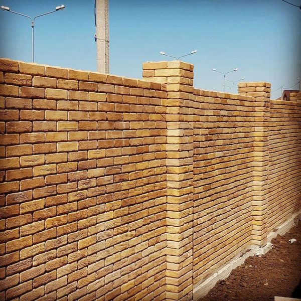 Лего кирпич облицовочный гиперпрессованный Старенный желтый-коричневый премиум-класса фирмы ERMIX