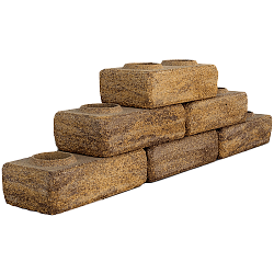 Лего кирпич облицовочный гиперпрессованный Старенный желтый-коричневый премиум-класса фирмы ERMIX