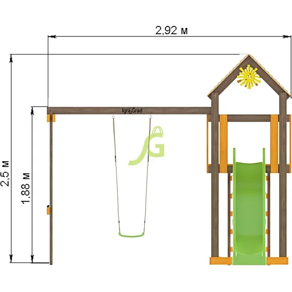 Детская площадка IgraGrad Игруня 1 Детская площадка IgraGrad Игруня 1
