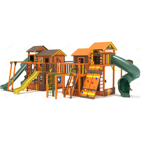 Детская деревянная площадка ‘IgraGrad Домик 7’