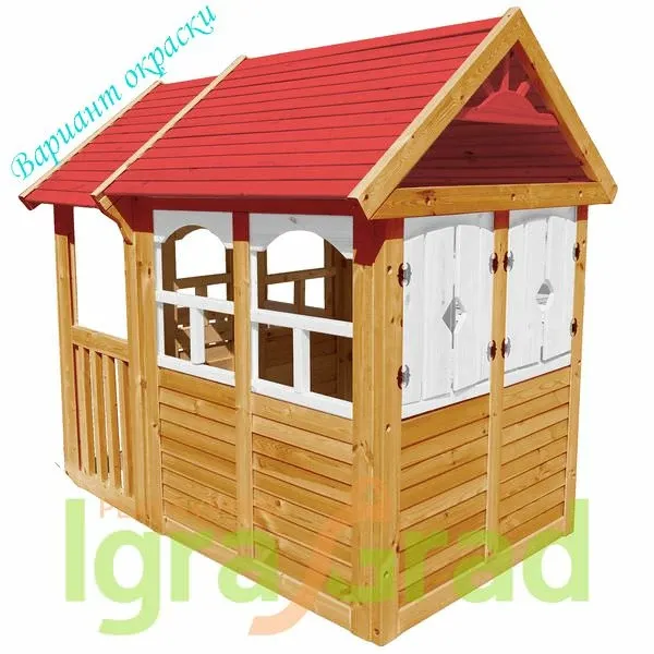 Детский деревянный домик IgraGrad