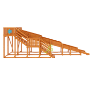 Зимняя горка ‘IgraGrad Snow Fox’, скат 10 м (мод. 2) без окраски