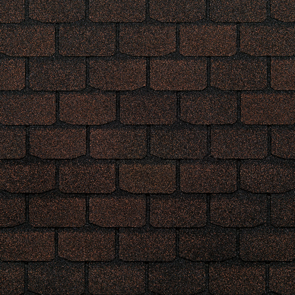 Гибкая черепица Eurasia, Плитка, Коричневый