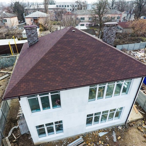 Гибкая черепица Standard, Крона, Коричневый