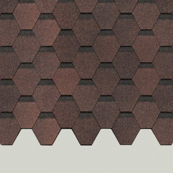 Гибкая черепица Europa, Карат, Коричневый