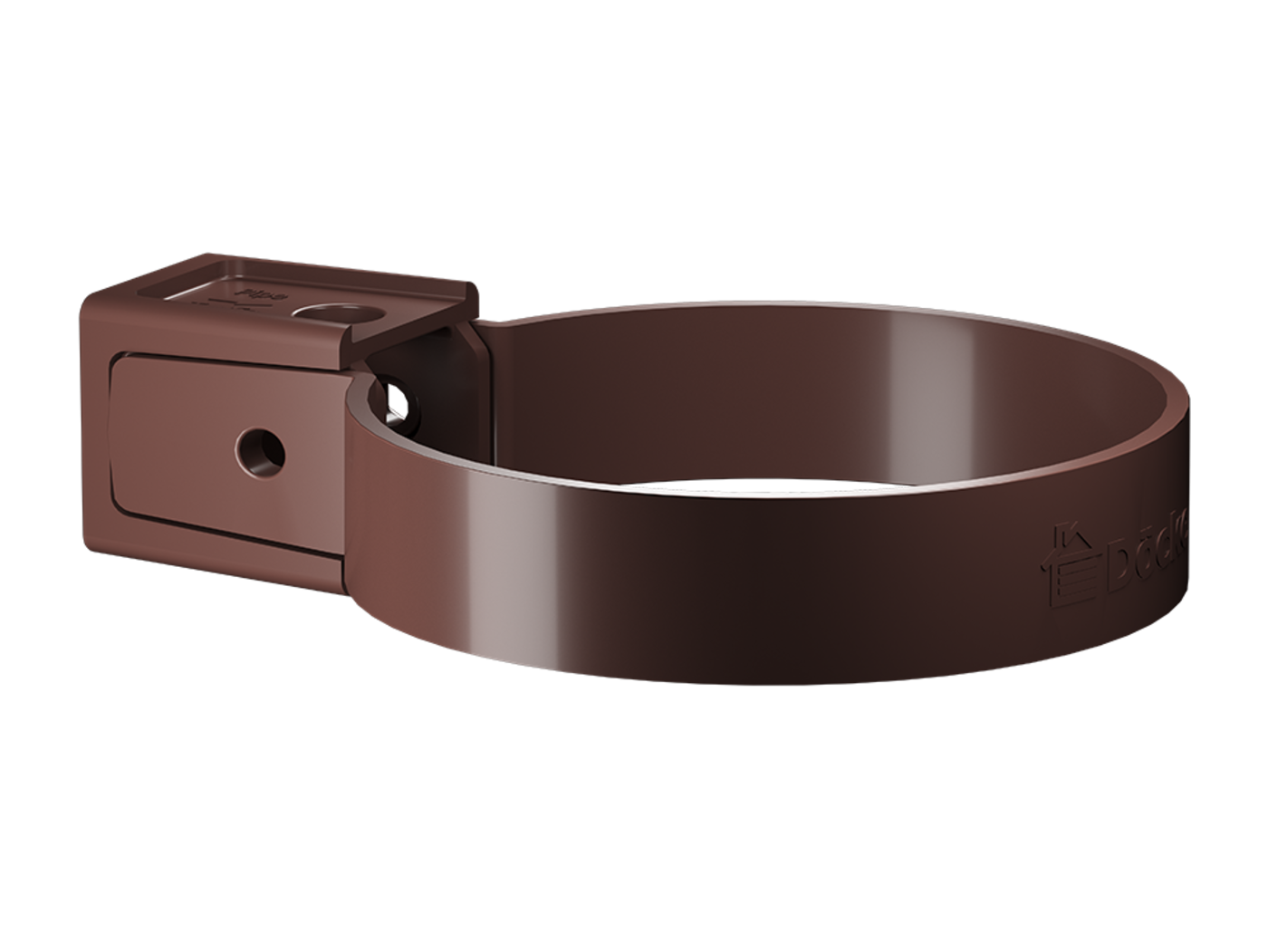 Хомут универсальный для водосточной трубы Premium, шоколад Хомут универсальный для водосточной трубы Premium, шоколад