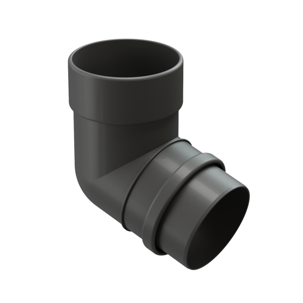 Колено 72˚ для водосточной трубы Premium, шоколад