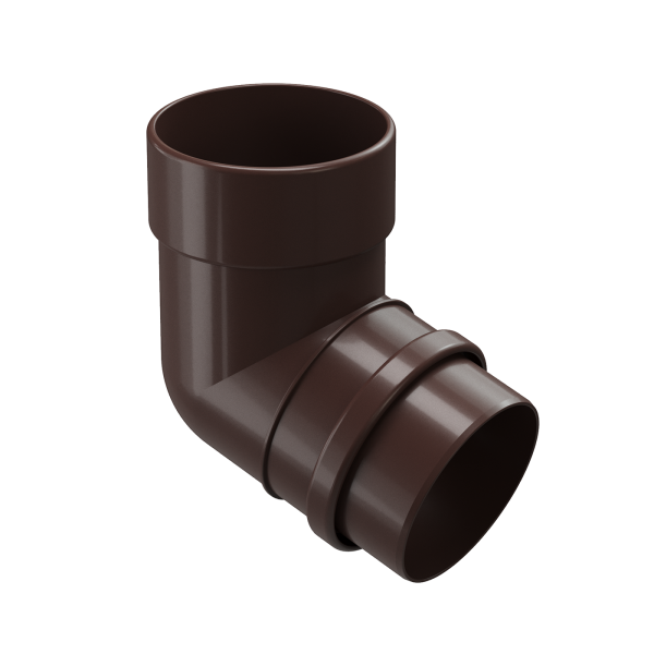 Колено 72˚ для водосточной трубы Premium, шоколад