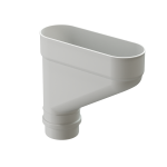 Коллектор для водостока Lux, пломбир