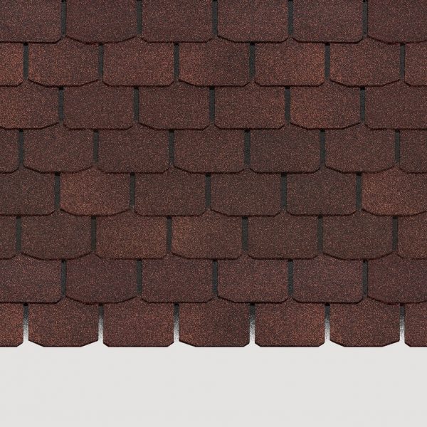 Гибкая черепица Standard, Крона, Коричневый