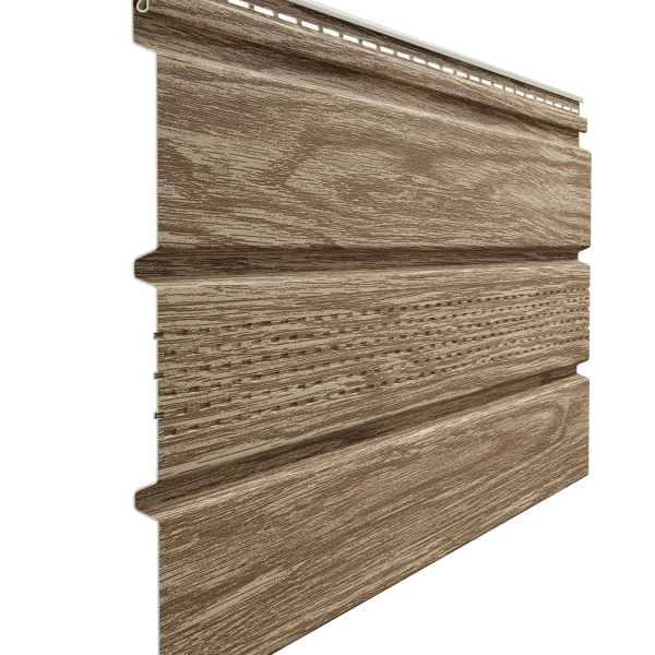 Софит Lux, T4 с центральной перфорацией, кедр