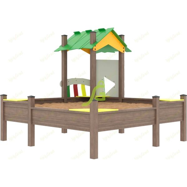 Детская песочница IgraGrad с крышей (мод.2) Детская песочница IgraGrad с крышей (мод.2)