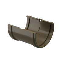 Соединитель желобов Premium, пломбир