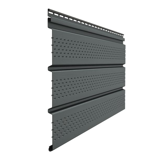 Софит Premium, T4 с полной перфорацией, графит