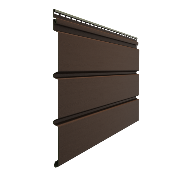 Софит Premium, T4 сплошной, каштан