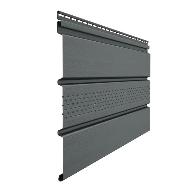 Софит Premium, T4 с центральной перфорацией, графит