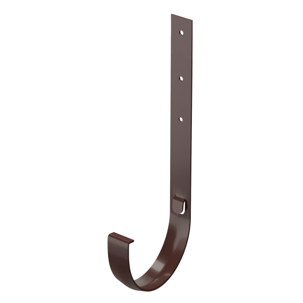 Кронштейн желоба металлический Standard, тёмно-коричневый