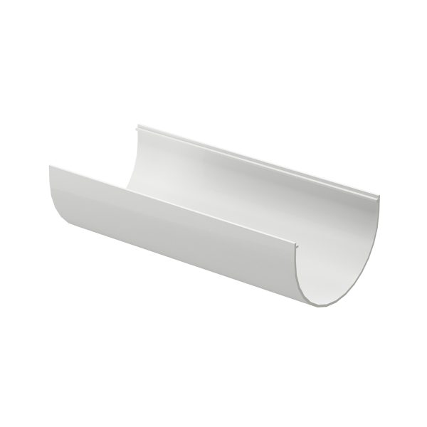 Желоб водосточный 2 м Standard, белый