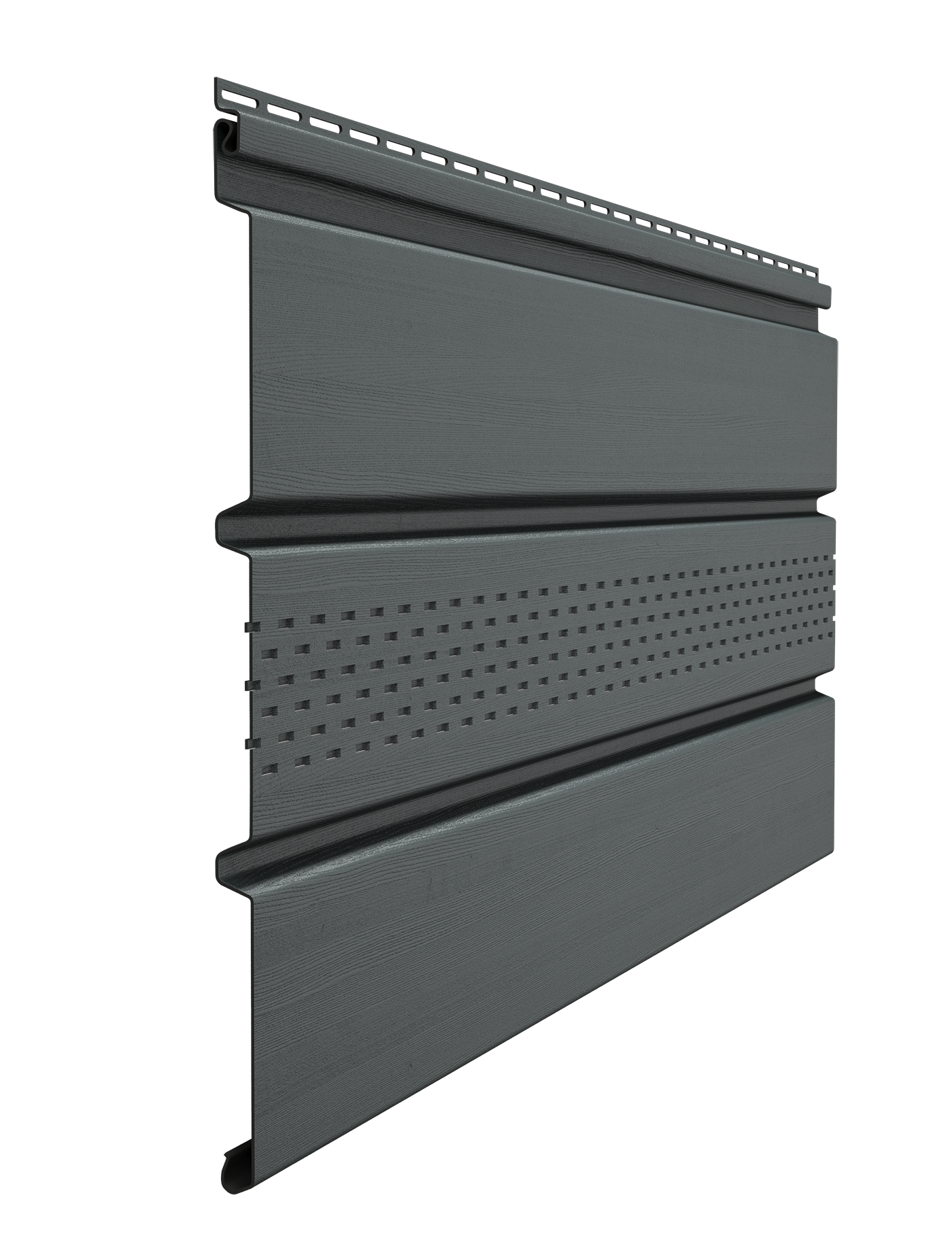 Софит Standard, T4 с центральной перфорацией, графит Софит Standard, T4 с центральной перфорацией, графит