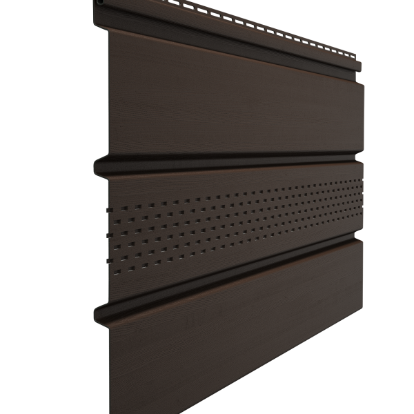 Софит Standard, T4 с центральной перфорацией, шоколад