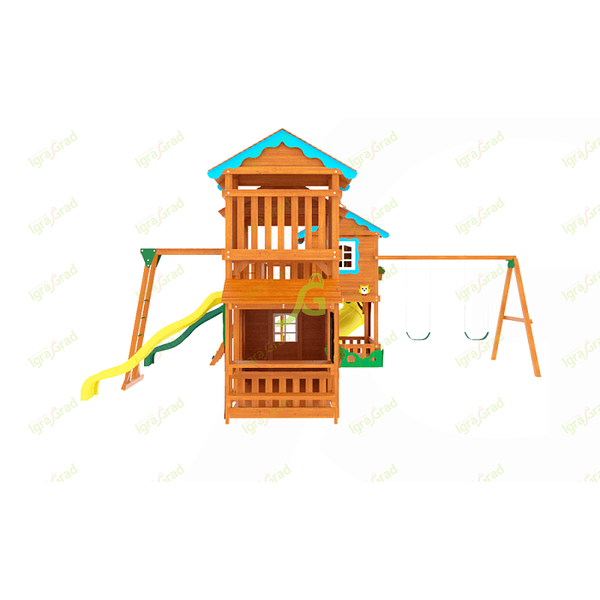 Детская деревянная площадка ‘IgraGrad Домик 7’