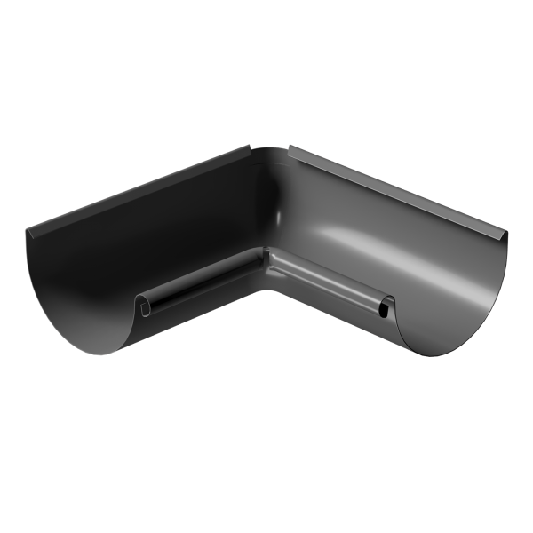 Внутренний угол желоба 90˚ Stal Premium, графит